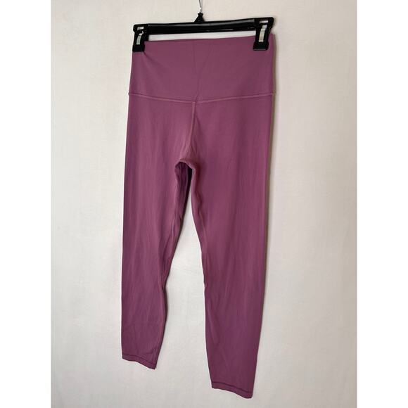 Lululemon Align High Rise Leggings Crop 25" Mystic Purple Yoga Active Size 4 / 6 - Picture 2 of 4